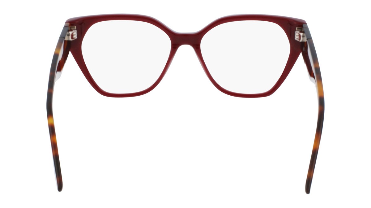 Occhiali da vista Karl Lagerfeld KL6053 (604) colore burgundy forma rettangolare 