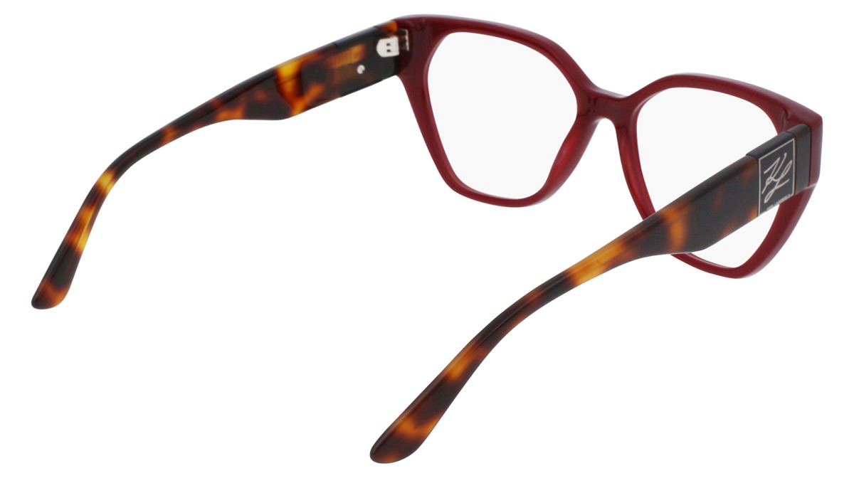 Occhiali da vista Karl Lagerfeld KL6053 (604) colore burgundy forma rettangolare 