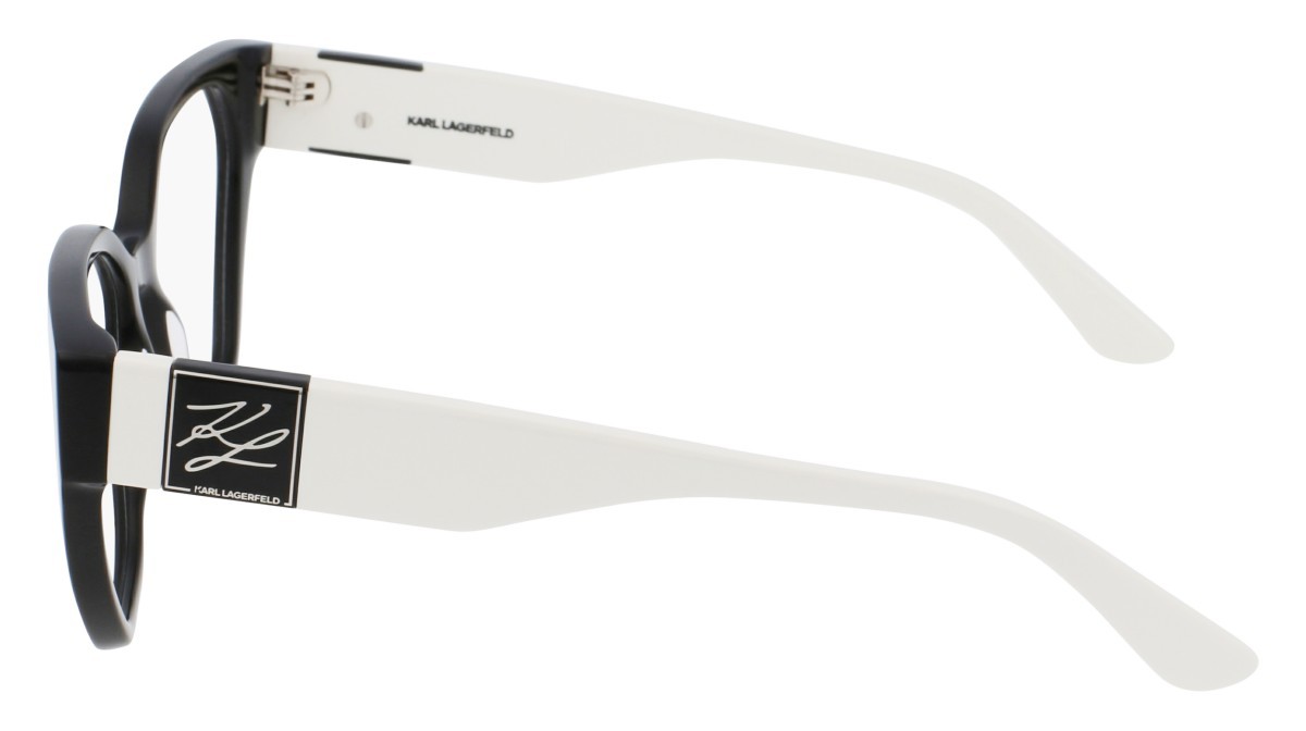 Occhiali da vista Karl Lagerfeld KL6053 N (004) colore black/white forma rettangolare 