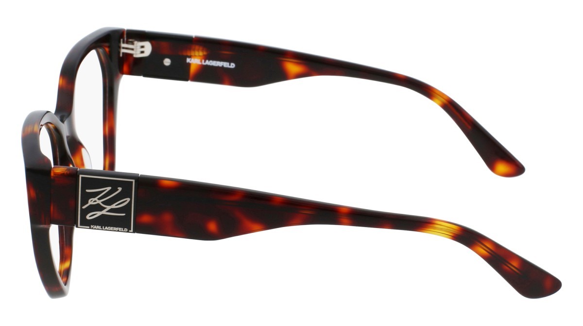 Occhiali da vista Karl Lagerfeld KL6053 N (131) colore red havana forma rettangolare 