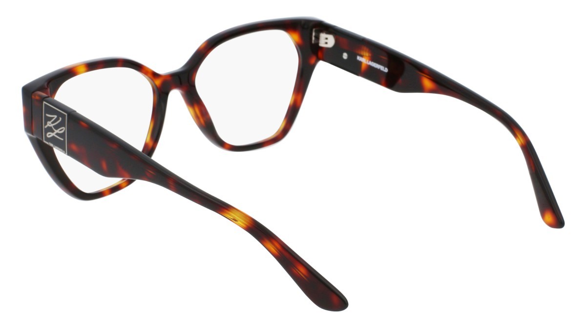 Occhiali da vista Karl Lagerfeld KL6053 N (131) colore red havana forma rettangolare 