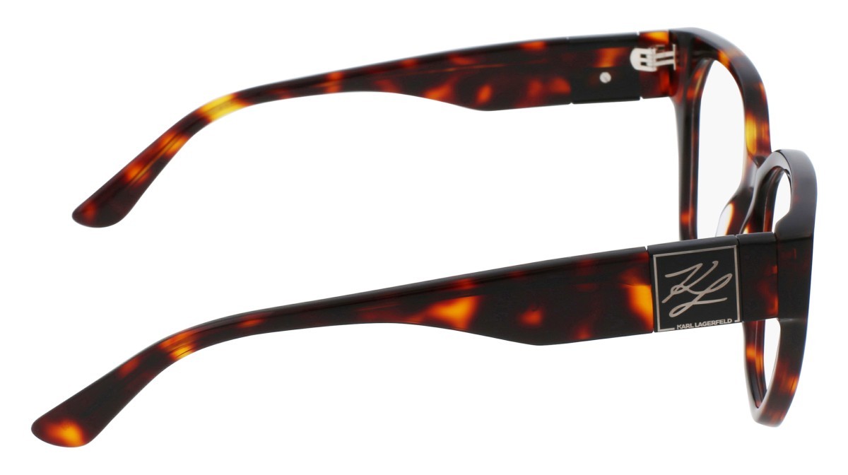 Occhiali da vista Karl Lagerfeld KL6053 N (131) colore red havana forma rettangolare 