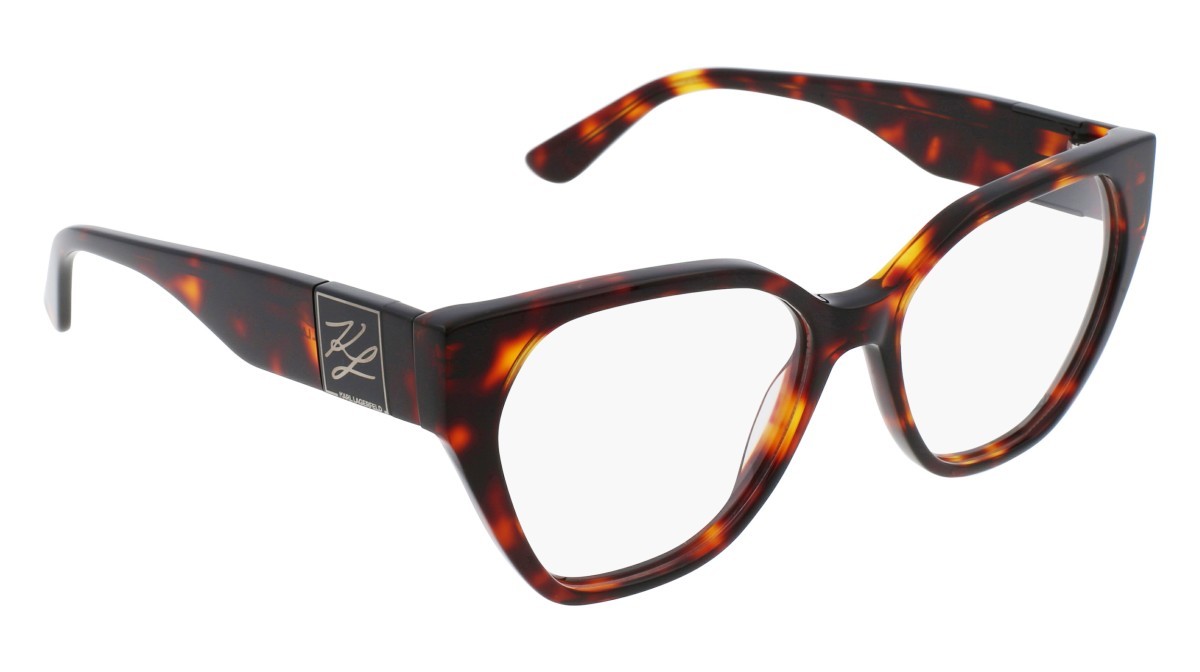 Occhiali da vista Karl Lagerfeld KL6053 N (131) colore red havana forma rettangolare 
