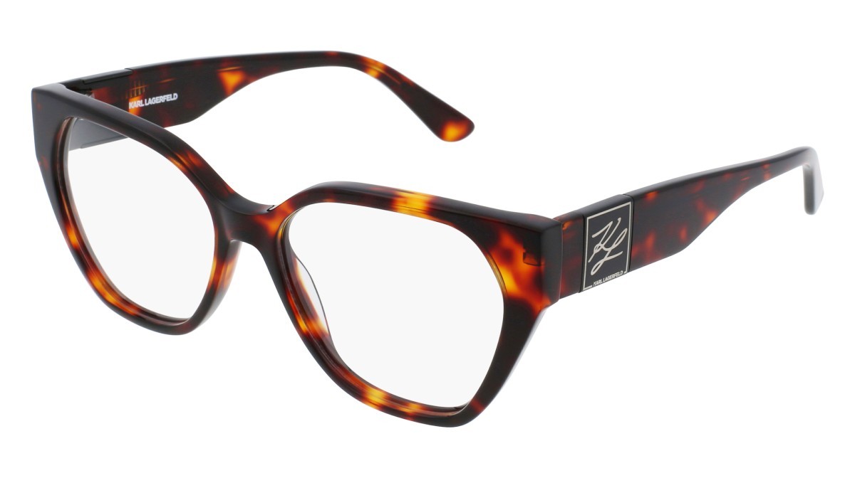 Occhiali da vista Karl Lagerfeld KL6053 N (131) colore red havana forma rettangolare 