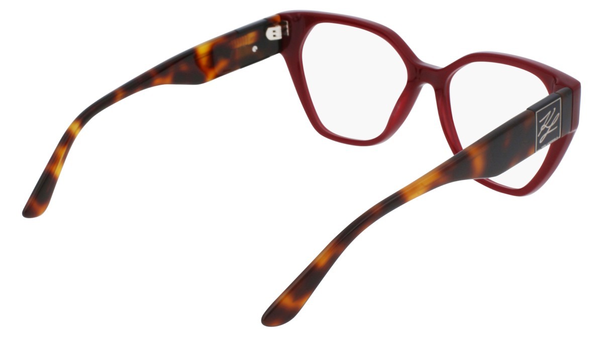 Occhiali da vista Karl Lagerfeld KL6053 N (604) colore burgundy forma rettangolare 