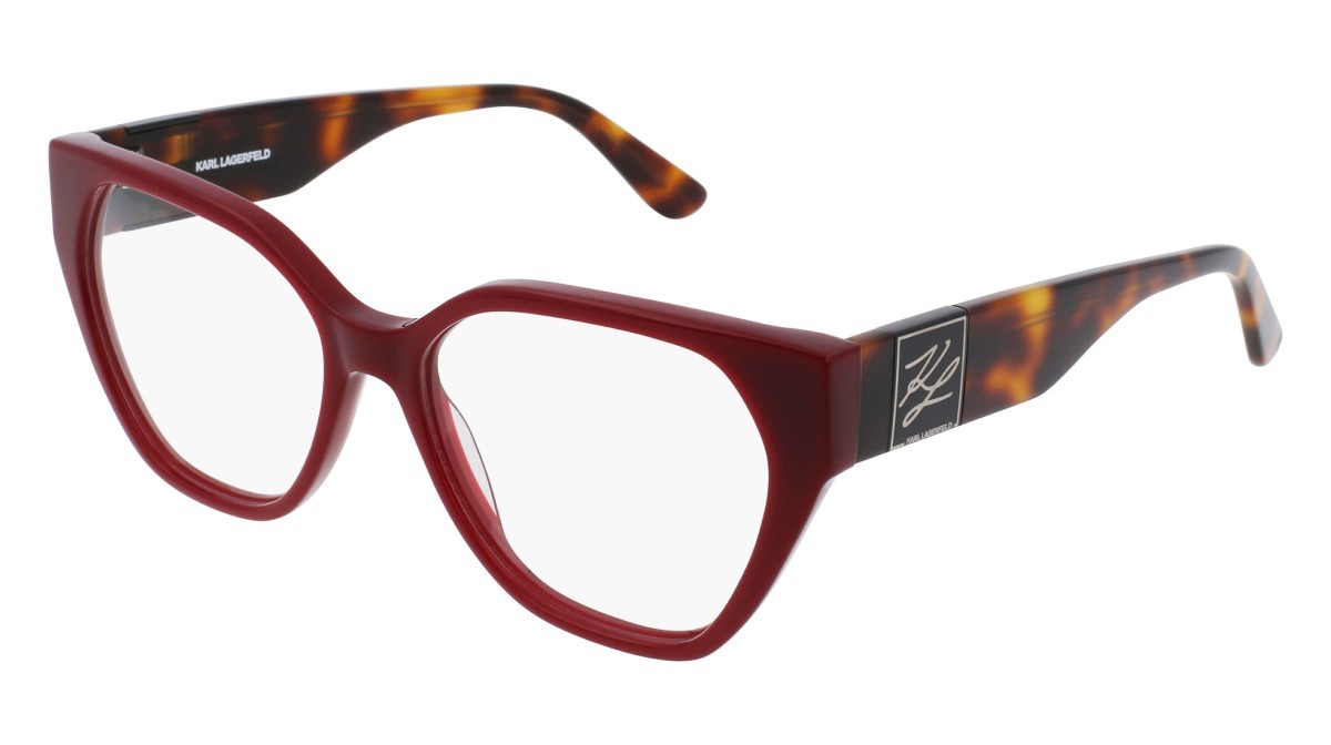 Occhiali da vista Karl Lagerfeld KL6053 N (604) colore burgundy forma rettangolare 