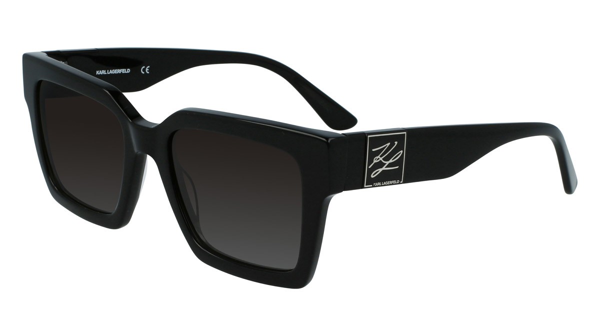 Occhiali da sole Karl Lagerfeld KL6057S (001) colore black forma rettangolare 