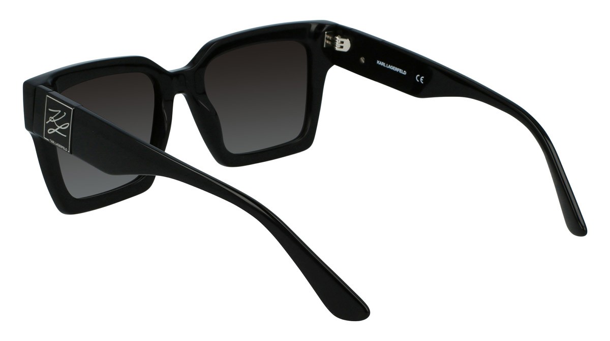 Occhiali da sole Karl Lagerfeld KL6057S (001) colore black forma rettangolare 