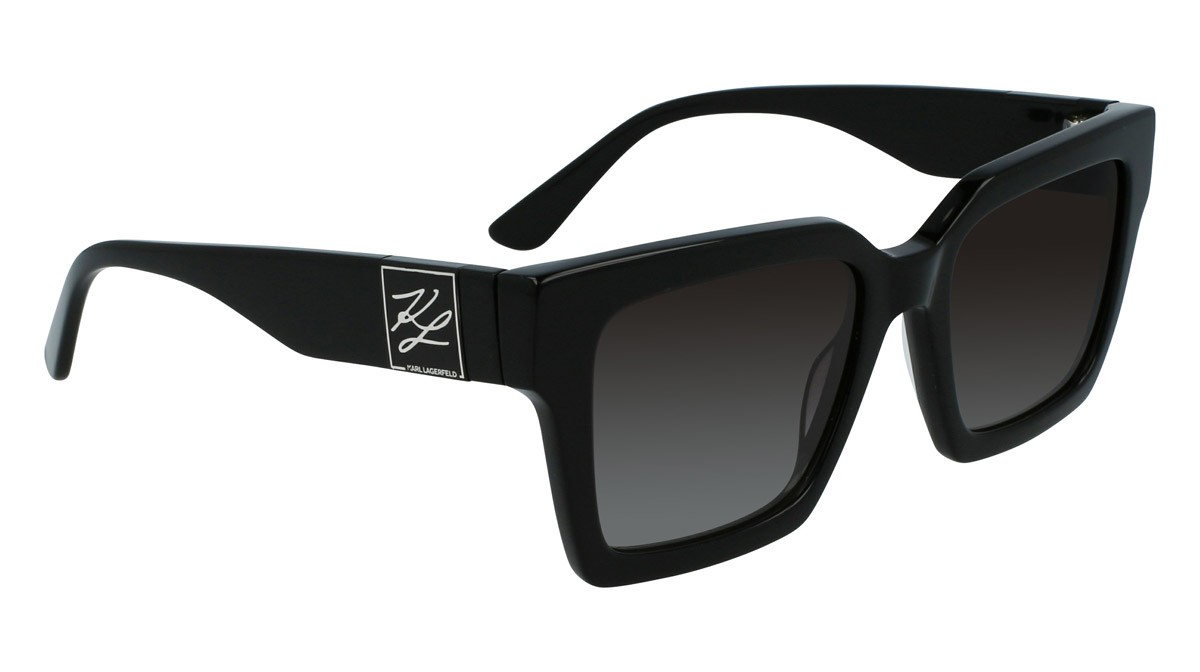 Occhiali da sole Karl Lagerfeld KL6057S (001) colore black forma rettangolare 
