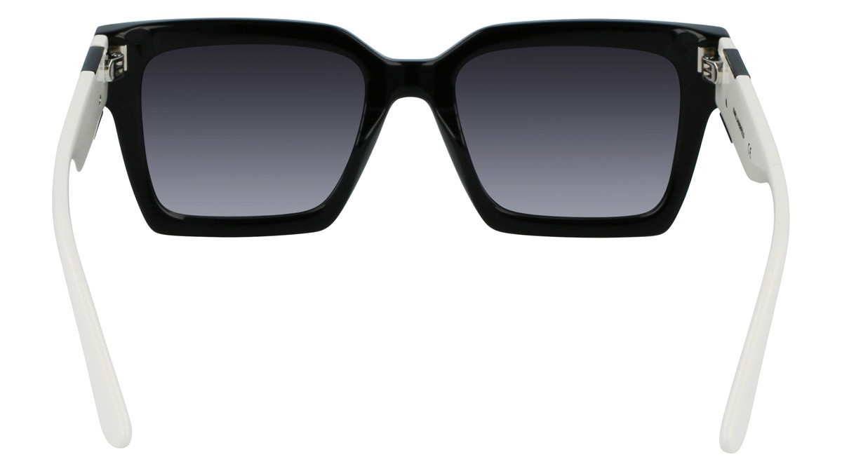 Occhiali da sole Karl Lagerfeld KL6057S (004) colore black & white forma rettangolare 