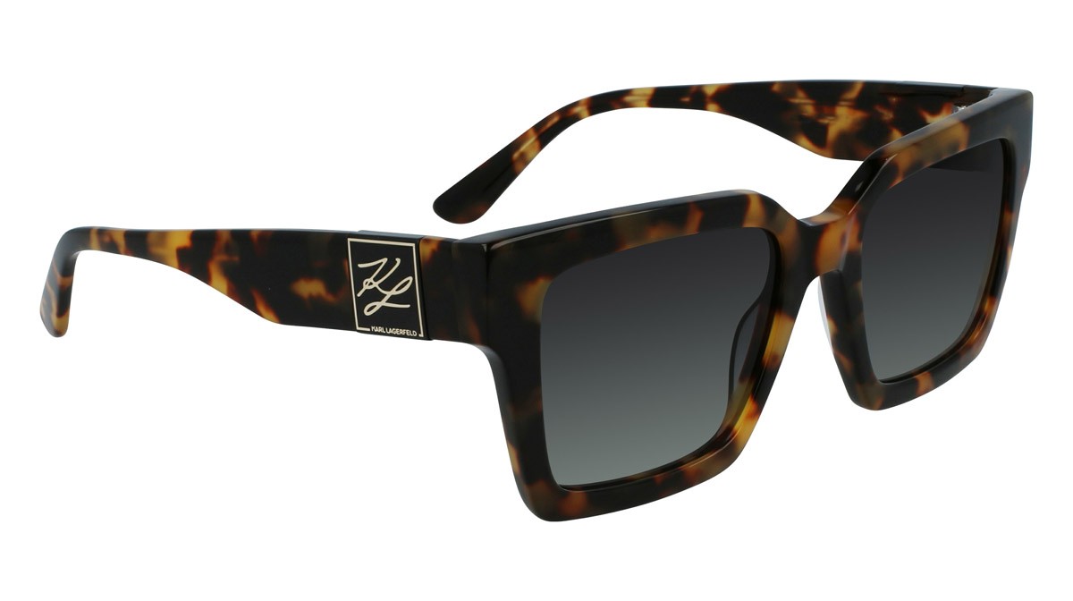 Occhiali da sole Karl Lagerfeld KL6057S (215) colore tortoise forma rettangolare 