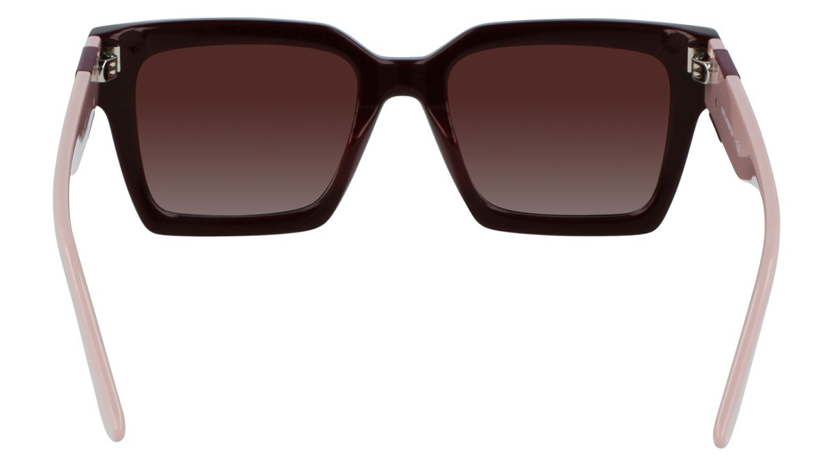 Occhiali da sole Karl Lagerfeld KL6057S (605) colore burgundy forma rettangolare 