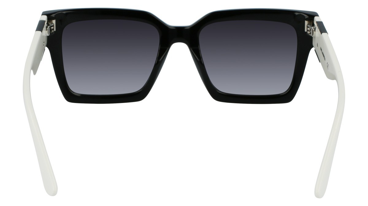Occhiali da sole Karl Lagerfeld KL6057S N (004) colore black & white forma rettangolare 