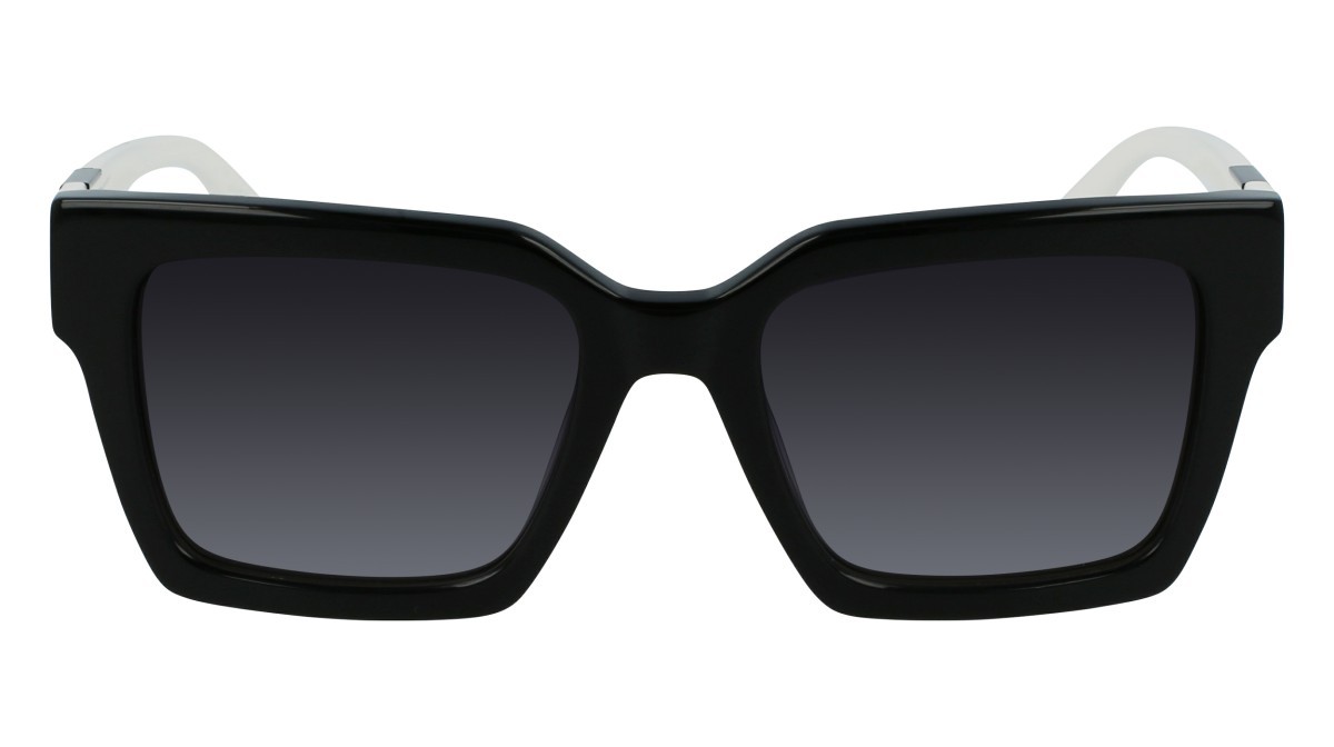 Occhiali da sole Karl Lagerfeld KL6057S N (004) colore black & white forma rettangolare 