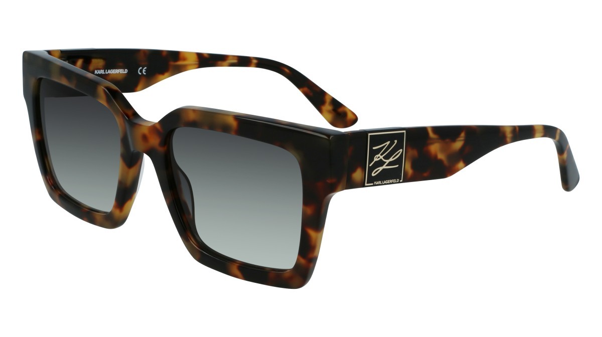 Sunglasses Karl Lagerfeld KL6057S N (215) color tortoise shape rectangle 
