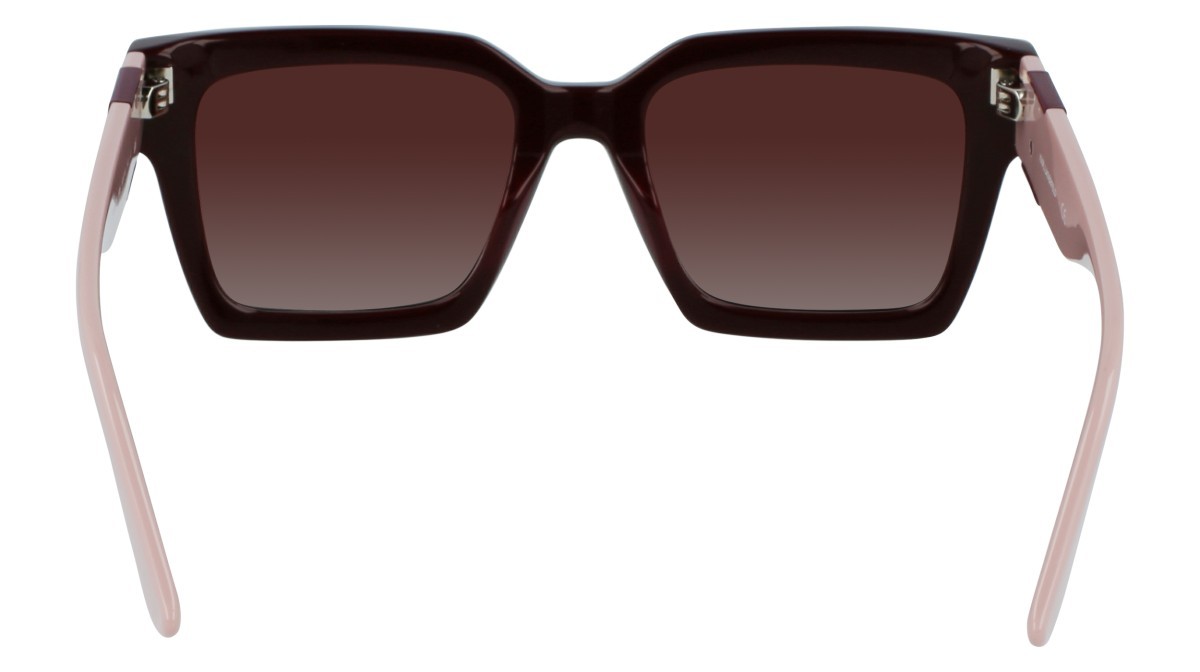 Occhiali da sole Karl Lagerfeld KL6057S N (605) colore burgundy forma rettangolare 