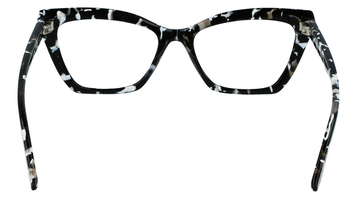 Occhiali da vista Karl Lagerfeld KL6063 (007) colore black/white forma cat eye 