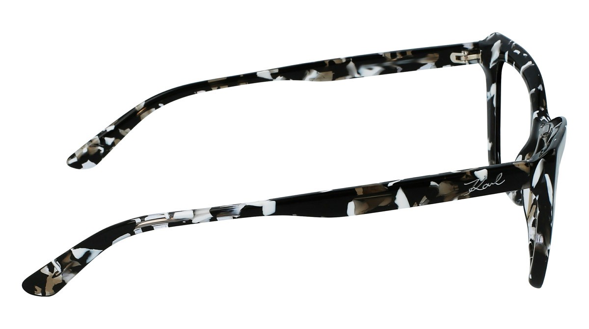 Occhiali da vista Karl Lagerfeld KL6063 (007) colore black/white forma cat eye 
