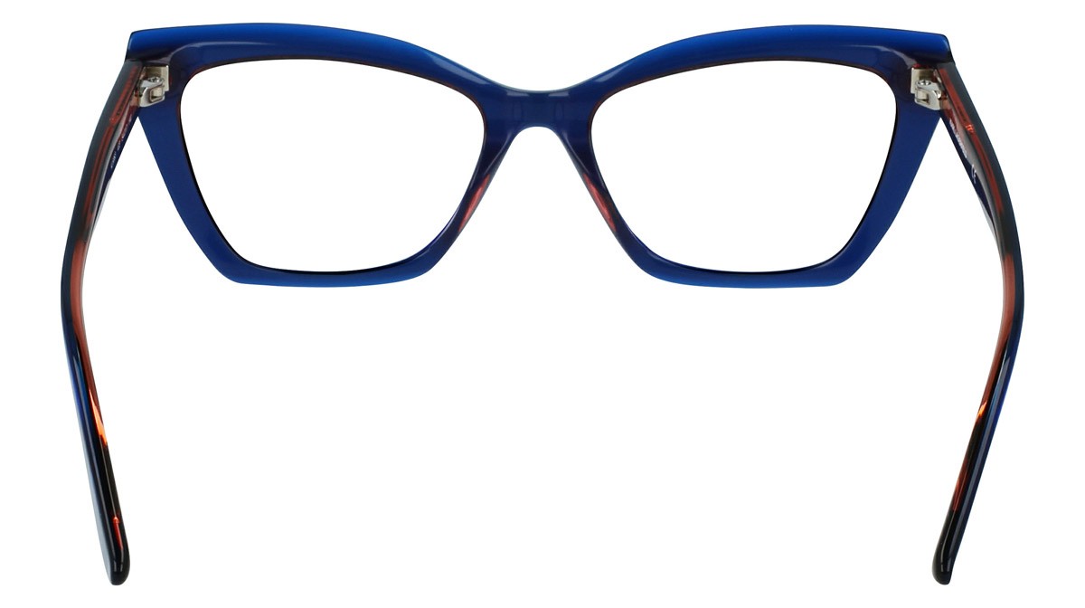 Occhiali da vista Karl Lagerfeld KL6063 (403) colore blue trilayer forma cat eye 