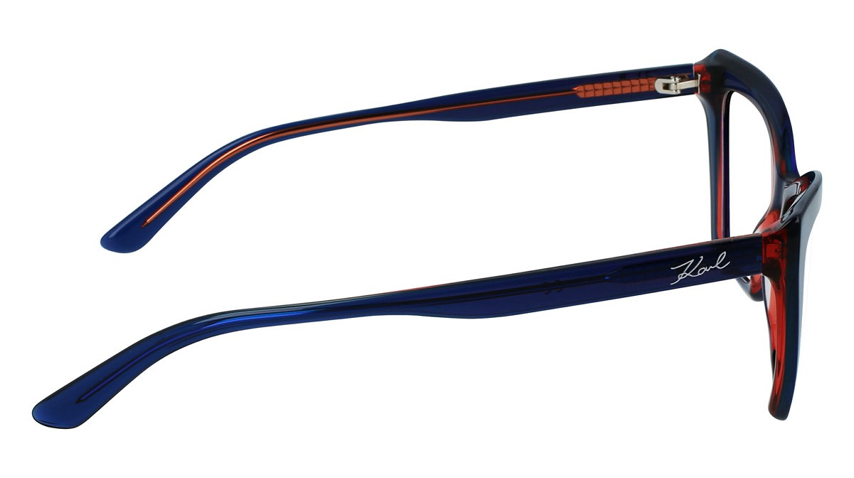 Occhiali da vista Karl Lagerfeld KL6063 (403) colore blue trilayer forma cat eye 