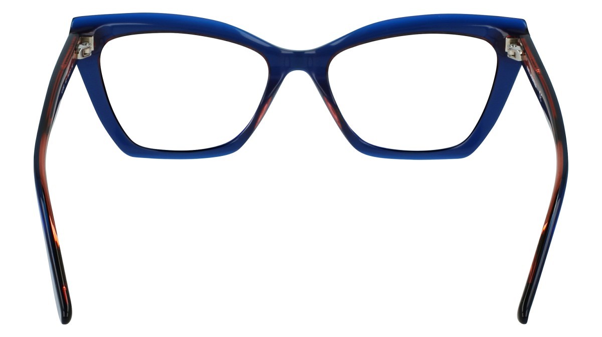 Eyeglasses Karl Lagerfeld KL6063 N (403) color blue trilayer shape cat eye 