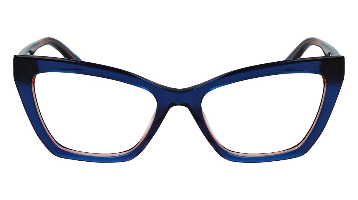 Eyeglasses Karl Lagerfeld KL6063 N (403) color blue trilayer shape cat eye 