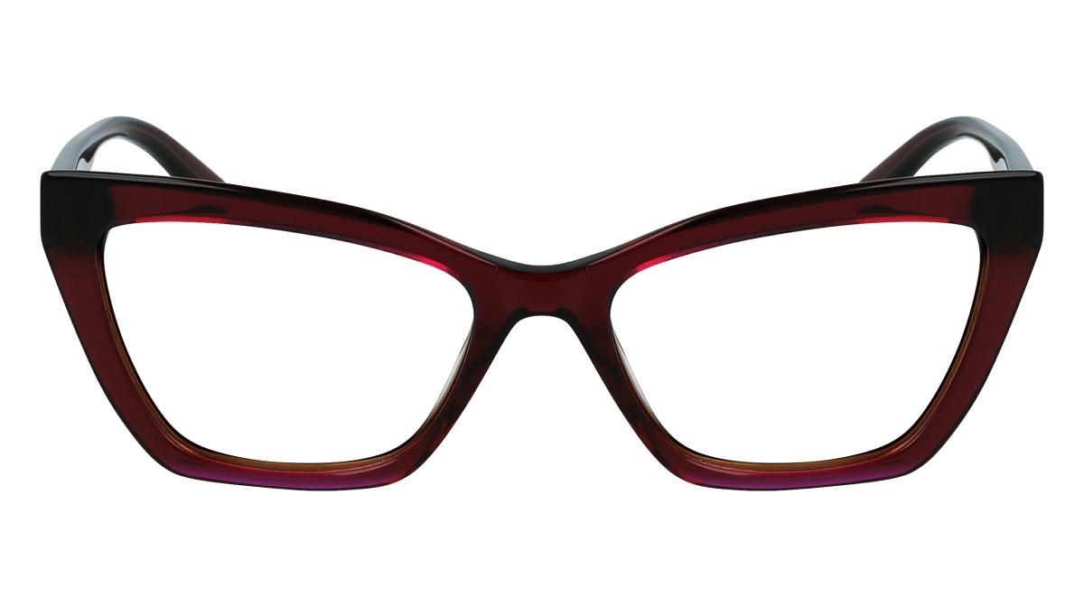 Eyeglasses Karl Lagerfeld KL6063 N (603) color burgundy trilayer shape cat eye 