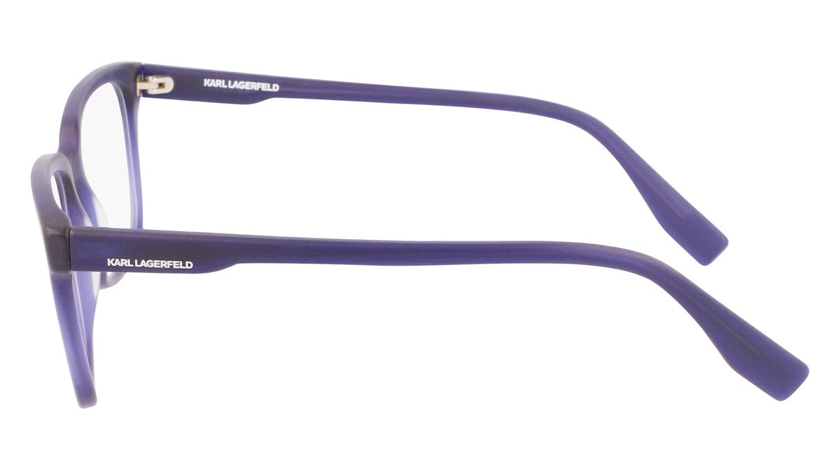 Brillen Karl Lagerfeld KL6082 (424) farbe matte blue form quadratisch 