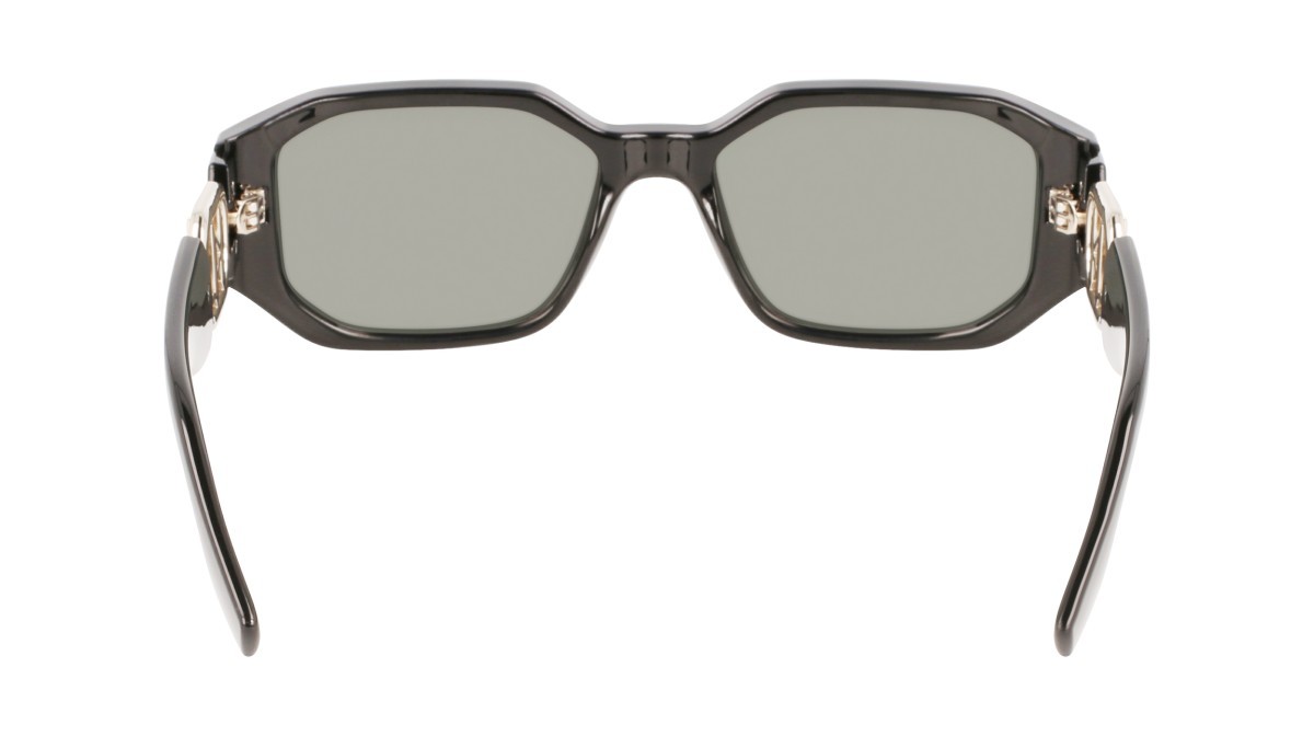 Sonnenbrillen Karl Lagerfeld KL6085S (001) farbe black form rechteckig gläser solid grey