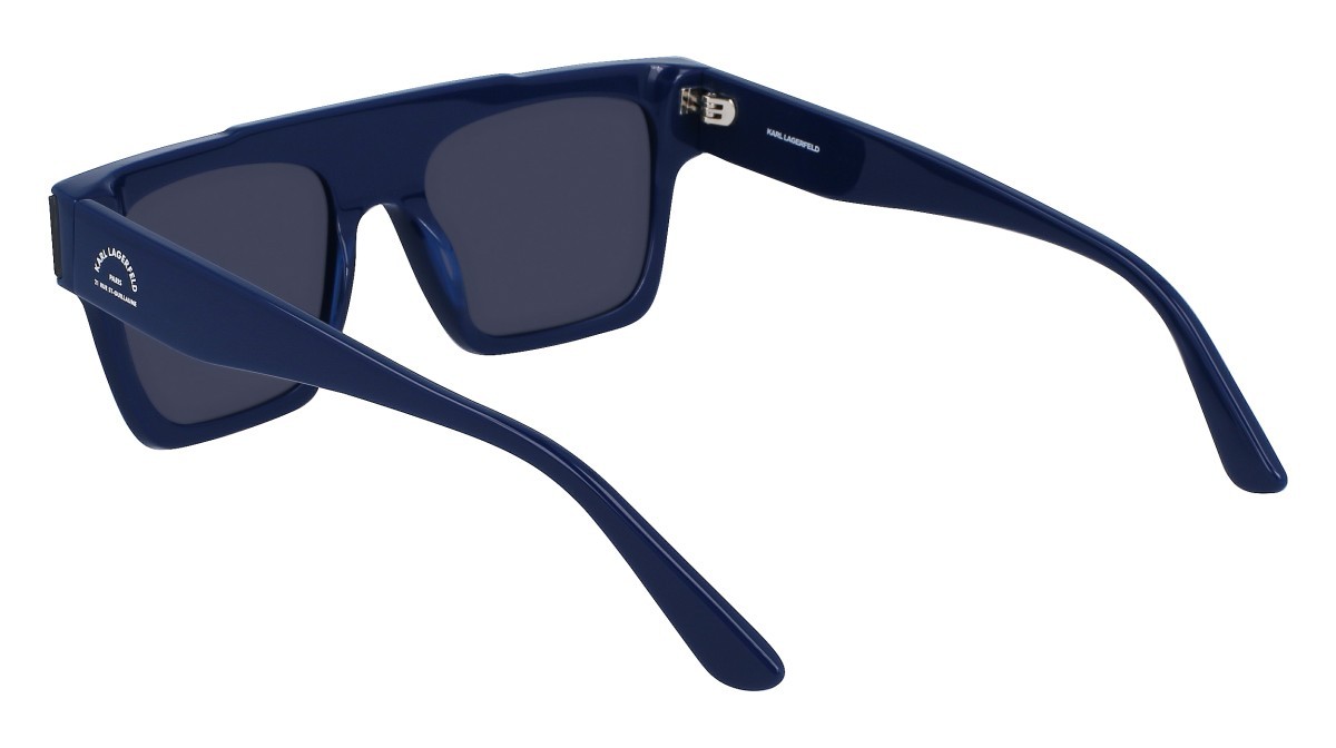 Sonnenbrillen Karl Lagerfeld KL6090S (400) farbe blue form rechteckig gläser solid blue flash