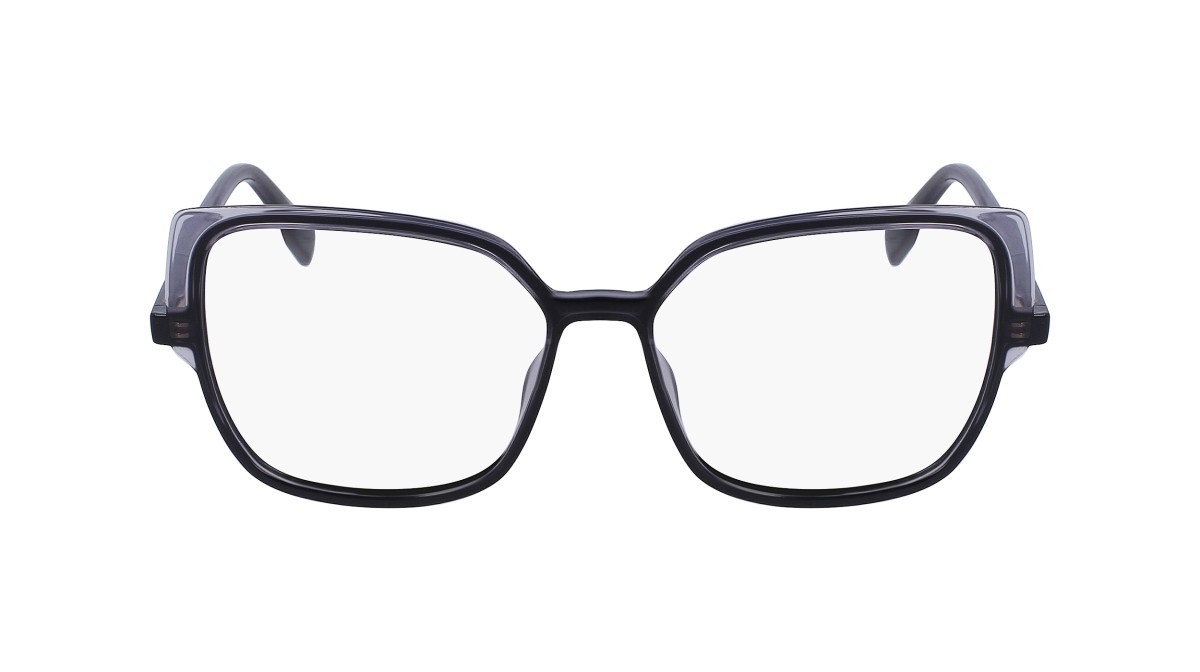 Brillen Karl Lagerfeld KL6096 (009) farbe black/grey form quadratisch 