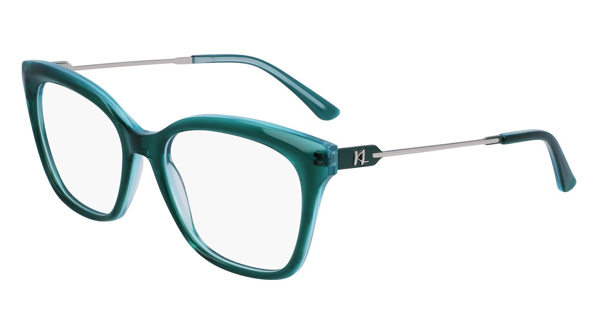Brillen Karl Lagerfeld KL6108 (314) farbe green/light green form rechteckig gläser demo