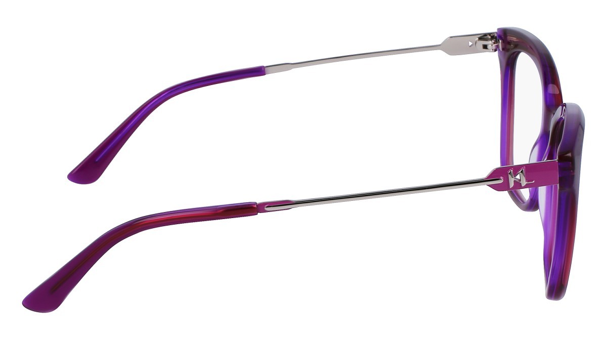 Brillen Karl Lagerfeld KL6108 (540) farbe cyclamen/violet form rechteckig gläser demo