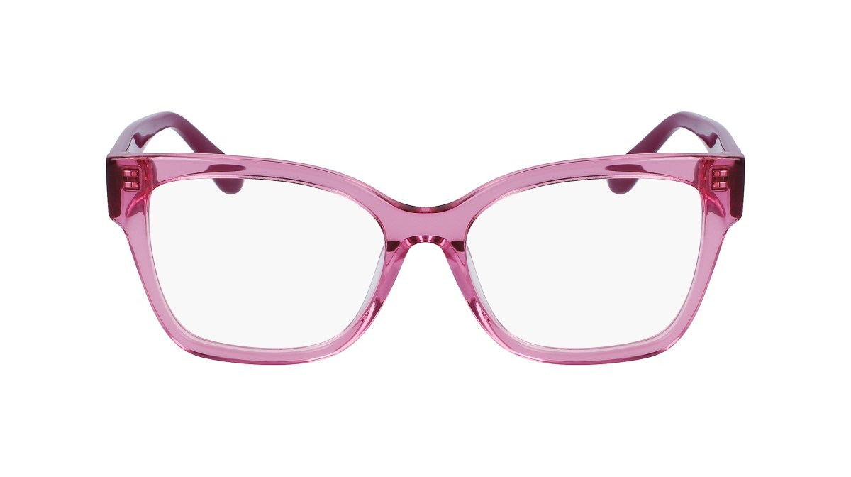 Brillen Karl Lagerfeld KL6111R (628) farbe strawberry form rechteckig gläser demo