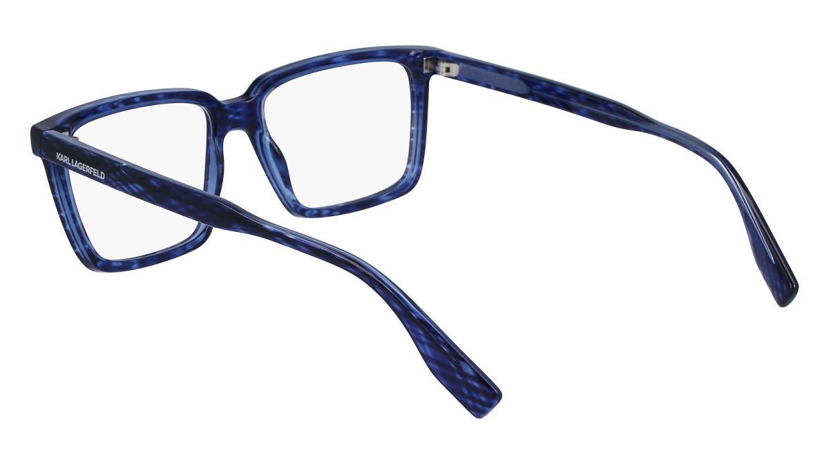 Brillen Karl Lagerfeld KL6113 (422) farbe striped blue form rechteckig gläser demo