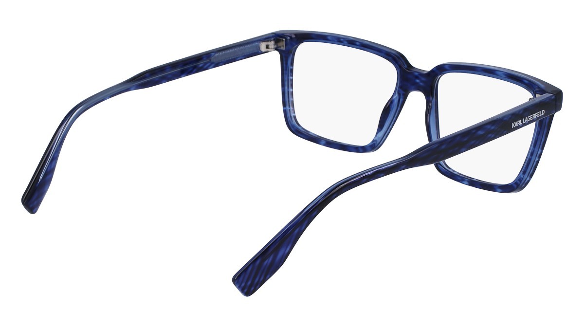 Brillen Karl Lagerfeld KL6113 (422) farbe striped blue form rechteckig gläser demo