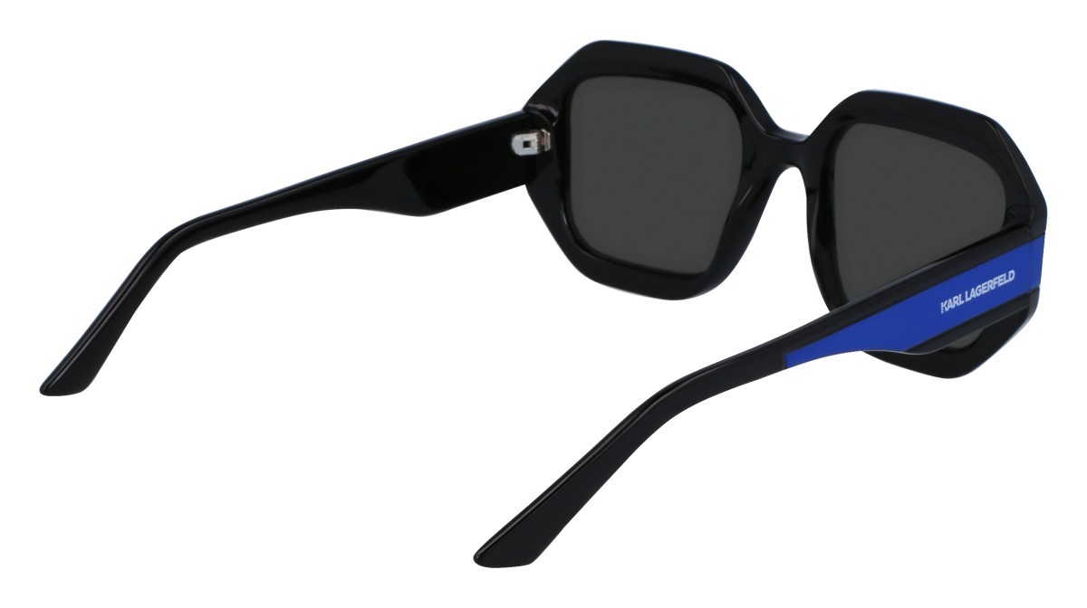 Sonnenbrillen Karl Lagerfeld KL6124S (001) farbe black form rechteckig gläser solid green