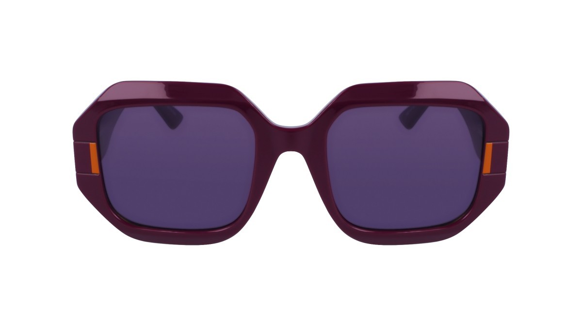Sonnenbrillen Karl Lagerfeld KL6124S (541) farbe violet form rechteckig gläser solid violet