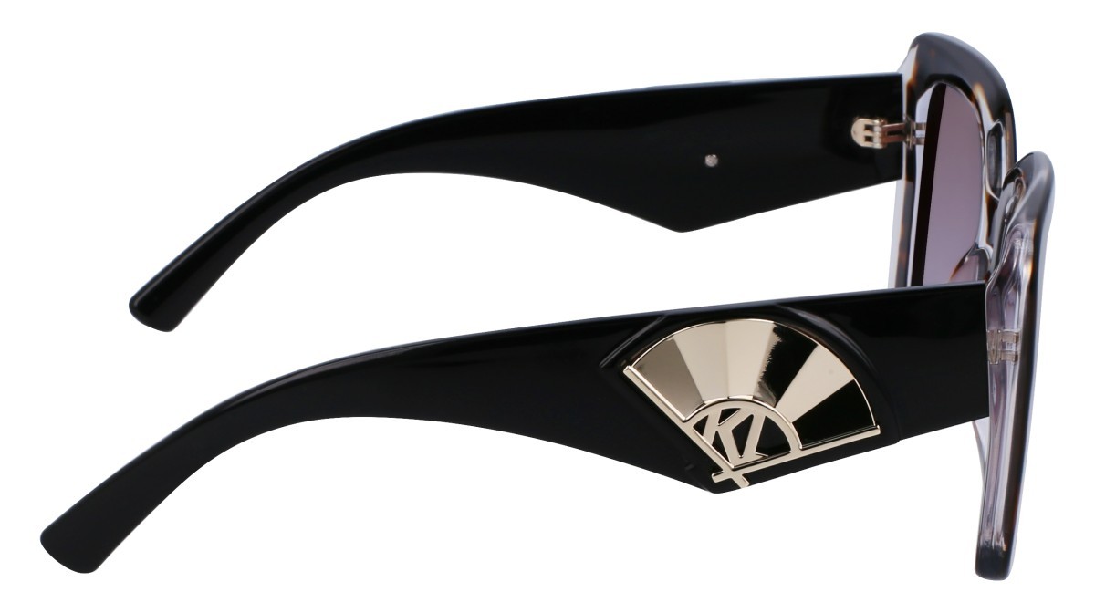 Sonnenbrillen Karl Lagerfeld KL6126S (242) farbe dark tortoise form rechteckig gläser gradient brown avio