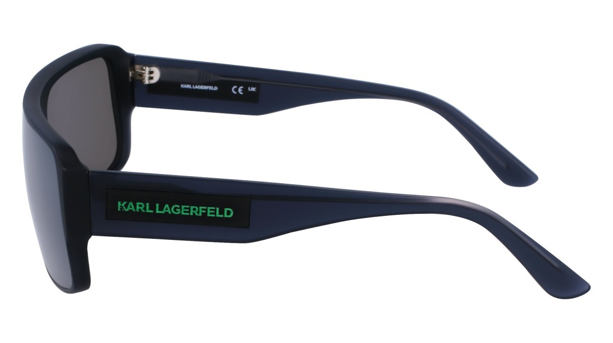 Sonnenbrillen Karl Lagerfeld KL6129S (020) farbe matte grey form maske gläser solid grey mirror