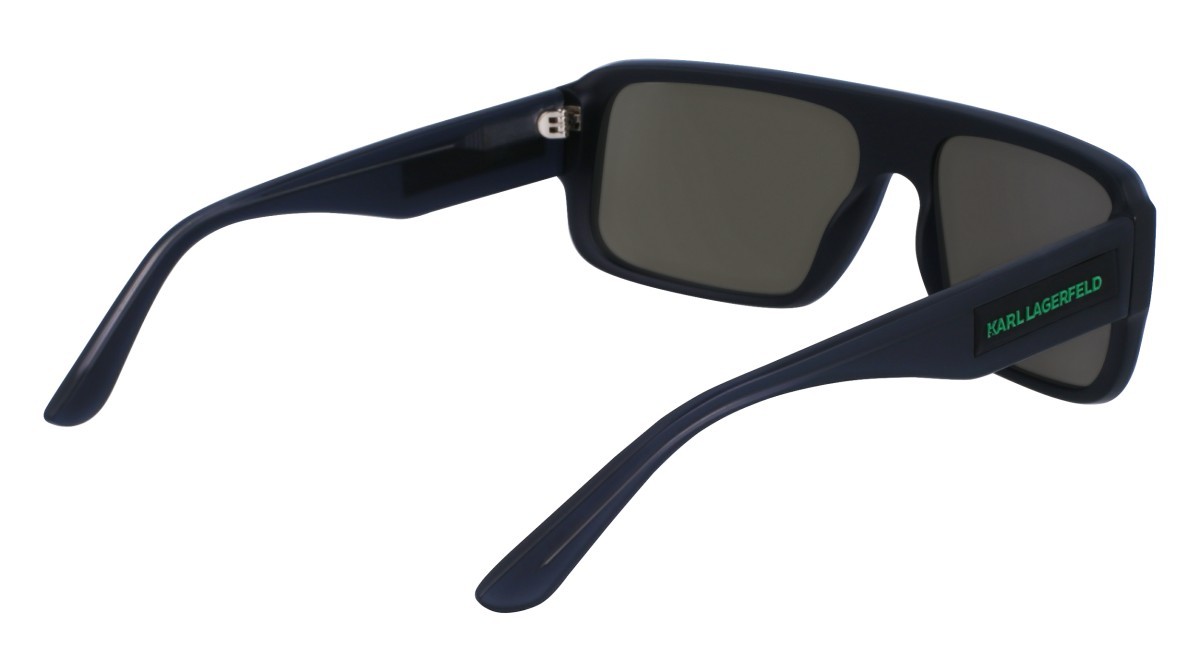 Sonnenbrillen Karl Lagerfeld KL6129S (020) farbe matte grey form maske gläser solid grey mirror