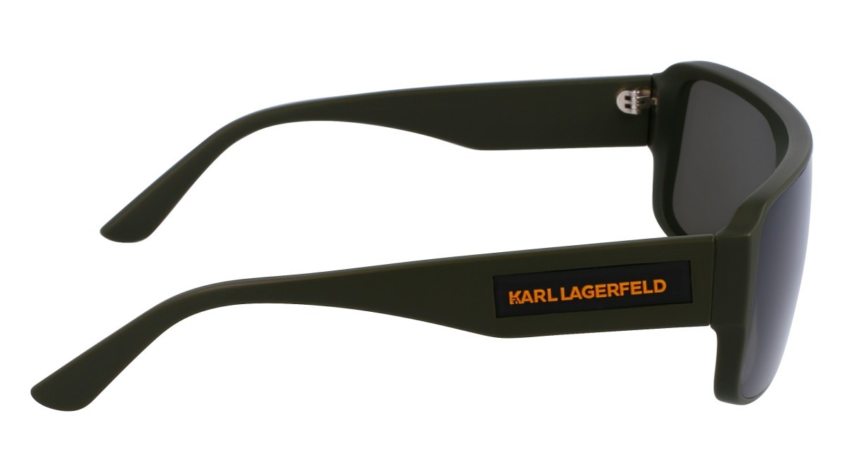 Sonnenbrillen Karl Lagerfeld KL6129S (275) farbe matte khaki form maske gläser solid green