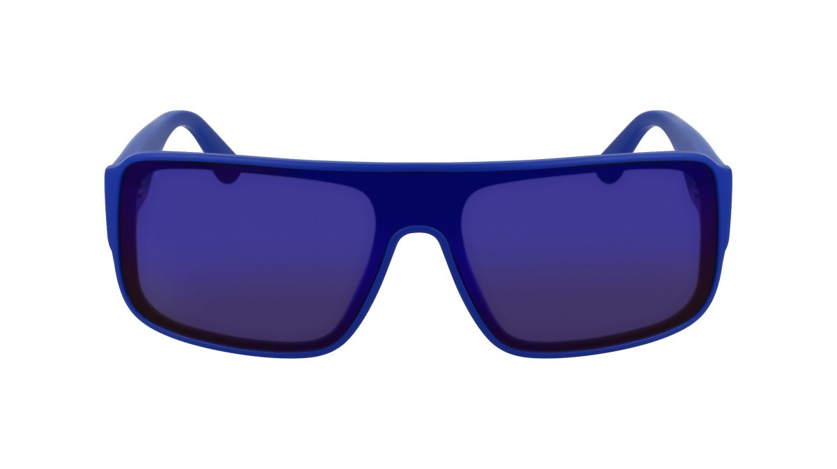 Sonnenbrillen Karl Lagerfeld KL6129S (454) farbe matte light blue form maske gläser solid grey purple revo