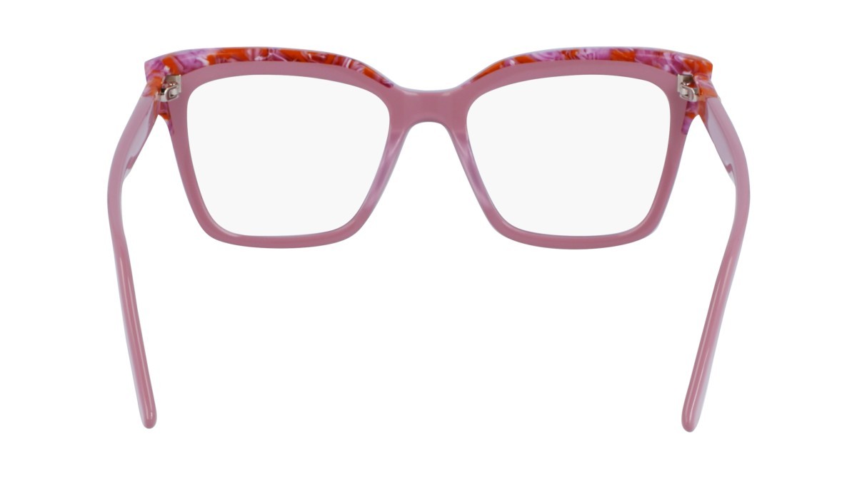 Occhiali da vista Karl Lagerfeld KL6130 (618) colore rose/marble forma rettangolare 