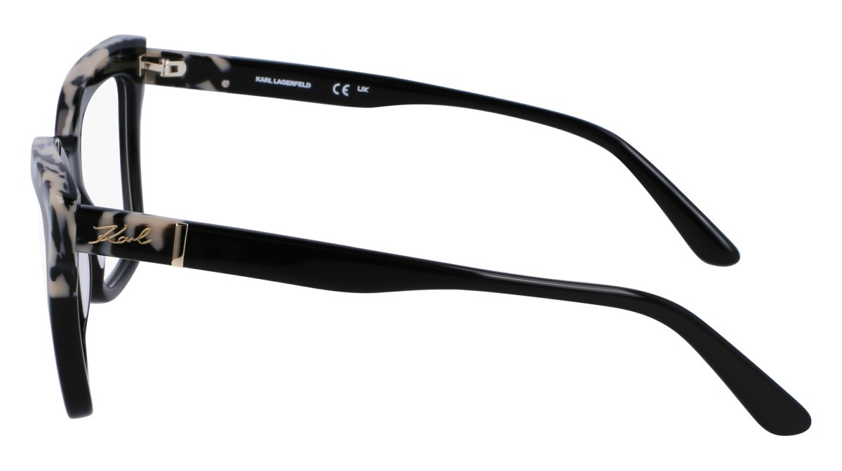 Brillen Karl Lagerfeld KL6130 N (013) farbe black/marble form rechteckig 