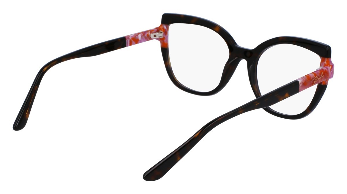 Brillen Karl Lagerfeld KL6132 (245) farbe dark tortoise/marble form cat-eye 