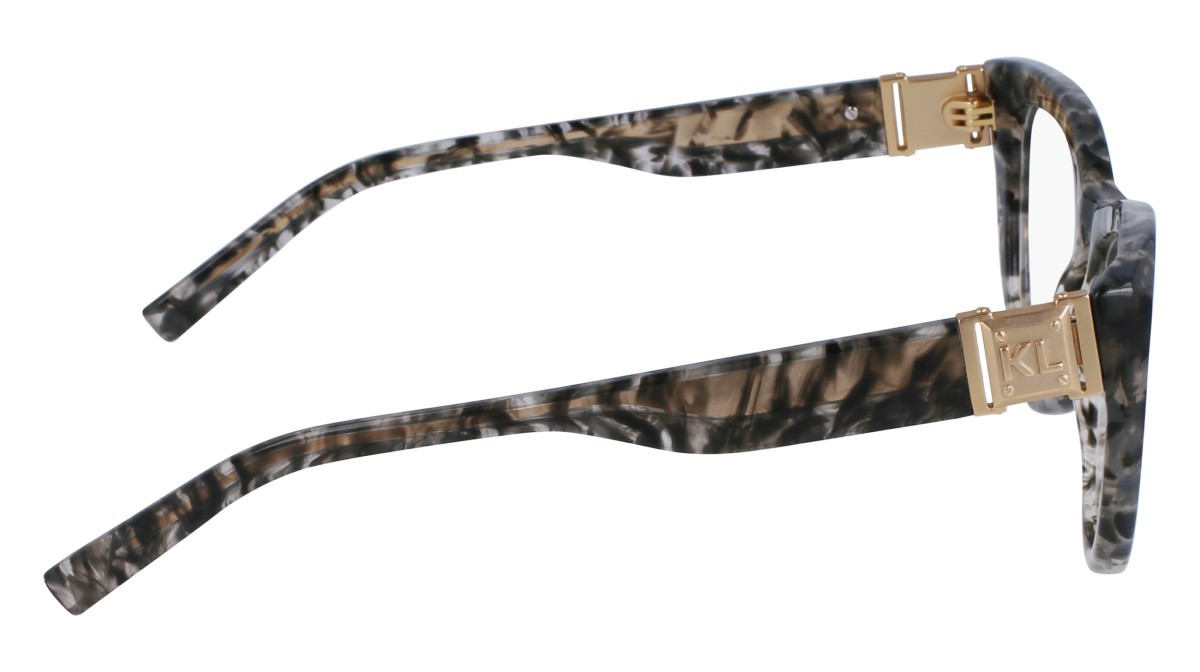 Brillen Karl Lagerfeld KL6133 (062) farbe textured grey form cat-eye 