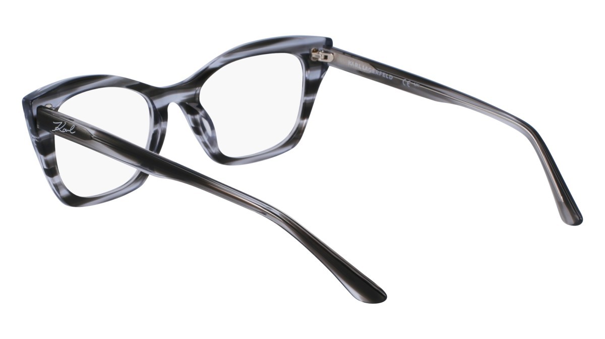 Brillen Karl Lagerfeld KL6134 (060) farbe striped grey form cat-eye 