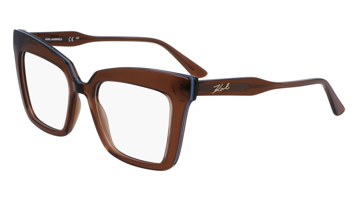 Brillen Karl Lagerfeld KL6136 (200) farbe brown form rechteckig 