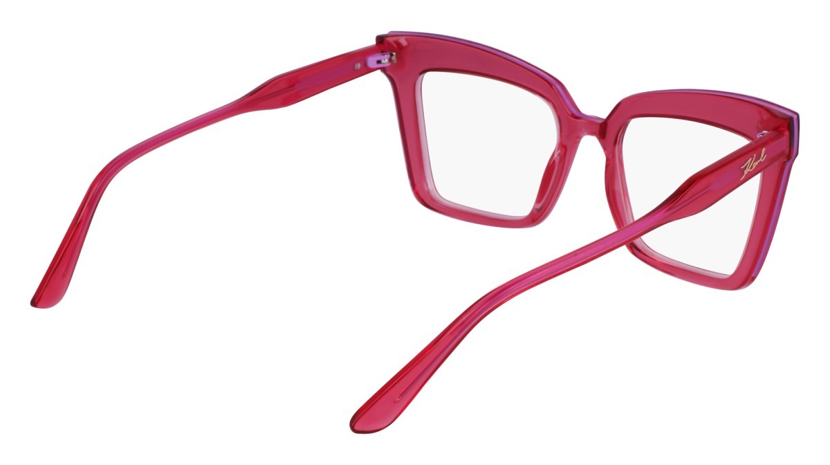 Occhiali da vista Karl Lagerfeld KL6136 (612) colore cherry forma rettangolare 